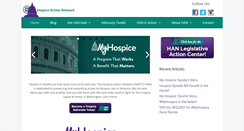 Desktop Screenshot of hospiceactionnetwork.org